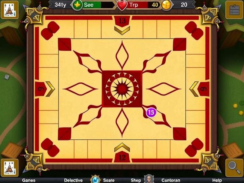 Carrom Titan Ruler Game Screenshot